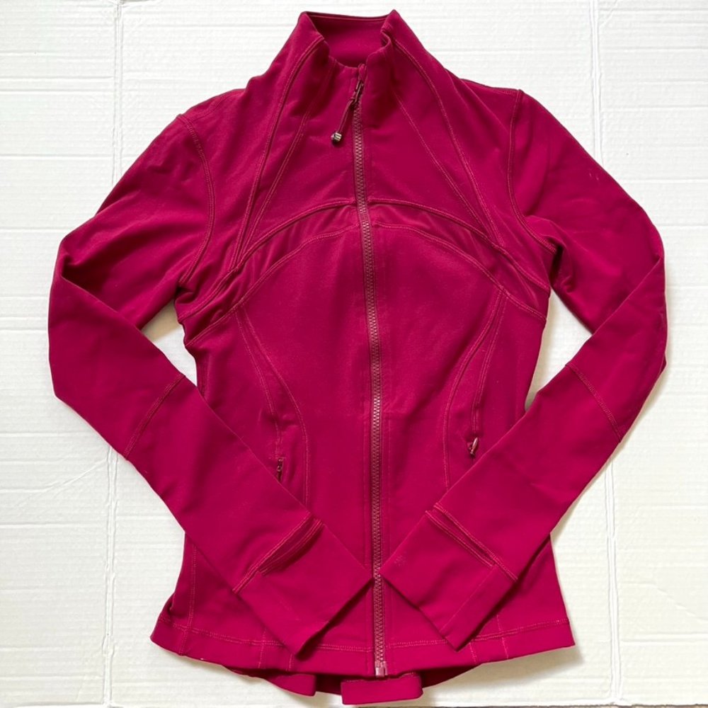 Lululemon Fuchsia Luon Define Jacket, Size 4